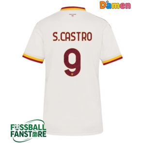 AS Roma Santiago Castro #9 Replik Auswärtstrikot Damen 2026-27 Kurzarm